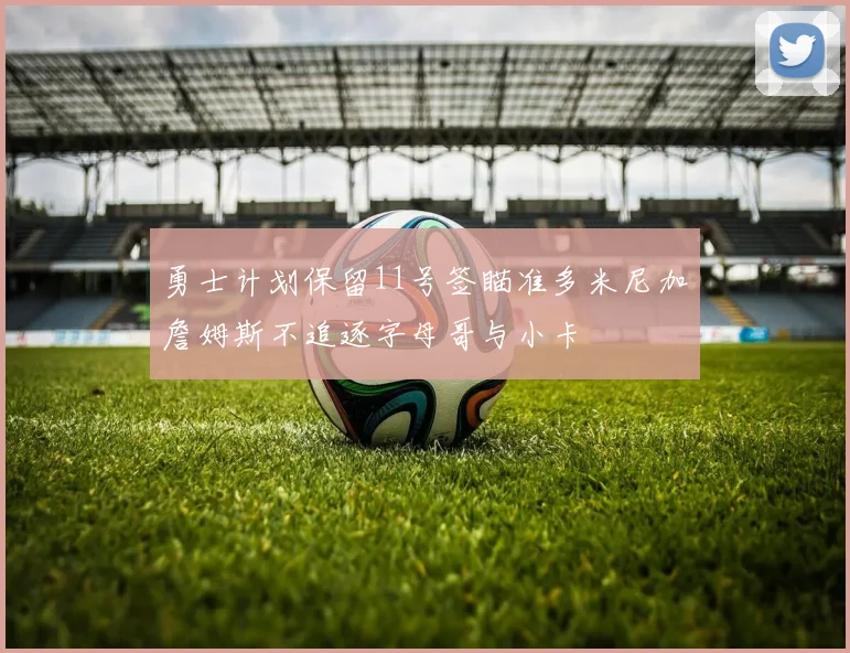 勇士计划保留11号签瞄准多米尼加詹姆斯不追逐字母哥与小卡